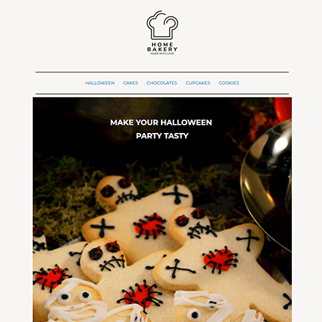 Halloween Bakery Custom Baking Marketing